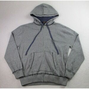 Agave Luxury Knitwear Hoodie Sweater Mens‎ XL Gray Long Sleeve Pullover Casual